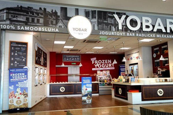 Yobar, Harfa shopping centre – Czech Republic